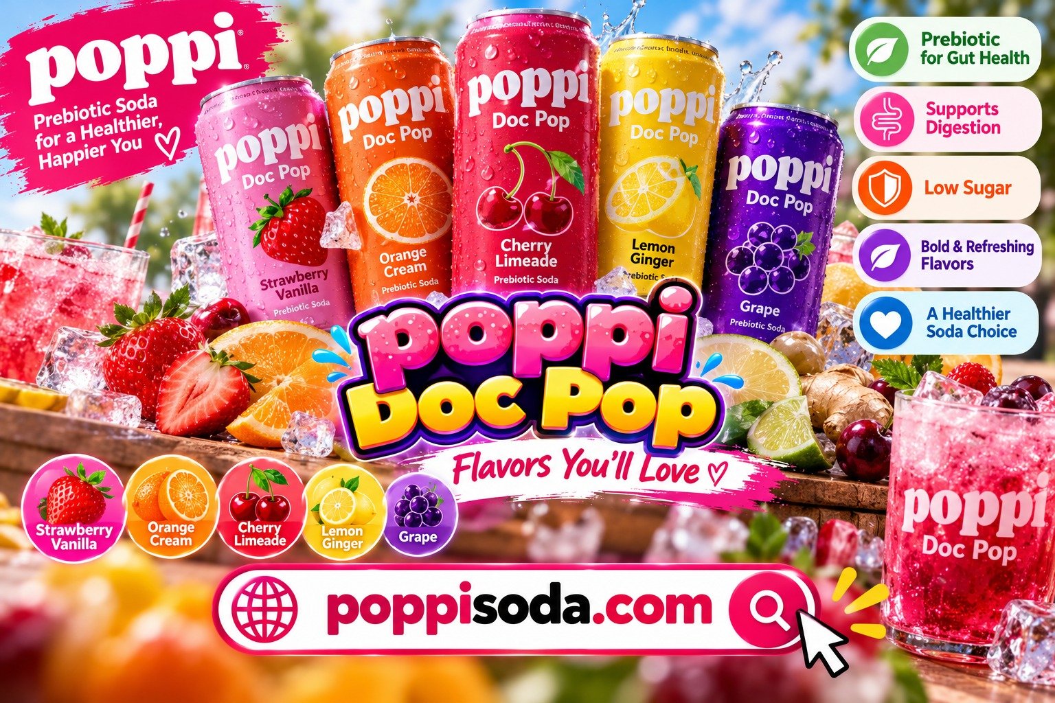 Poppi Doc Pop Pop: Ingredients, Caffeine, Nutrition, Taste, and More